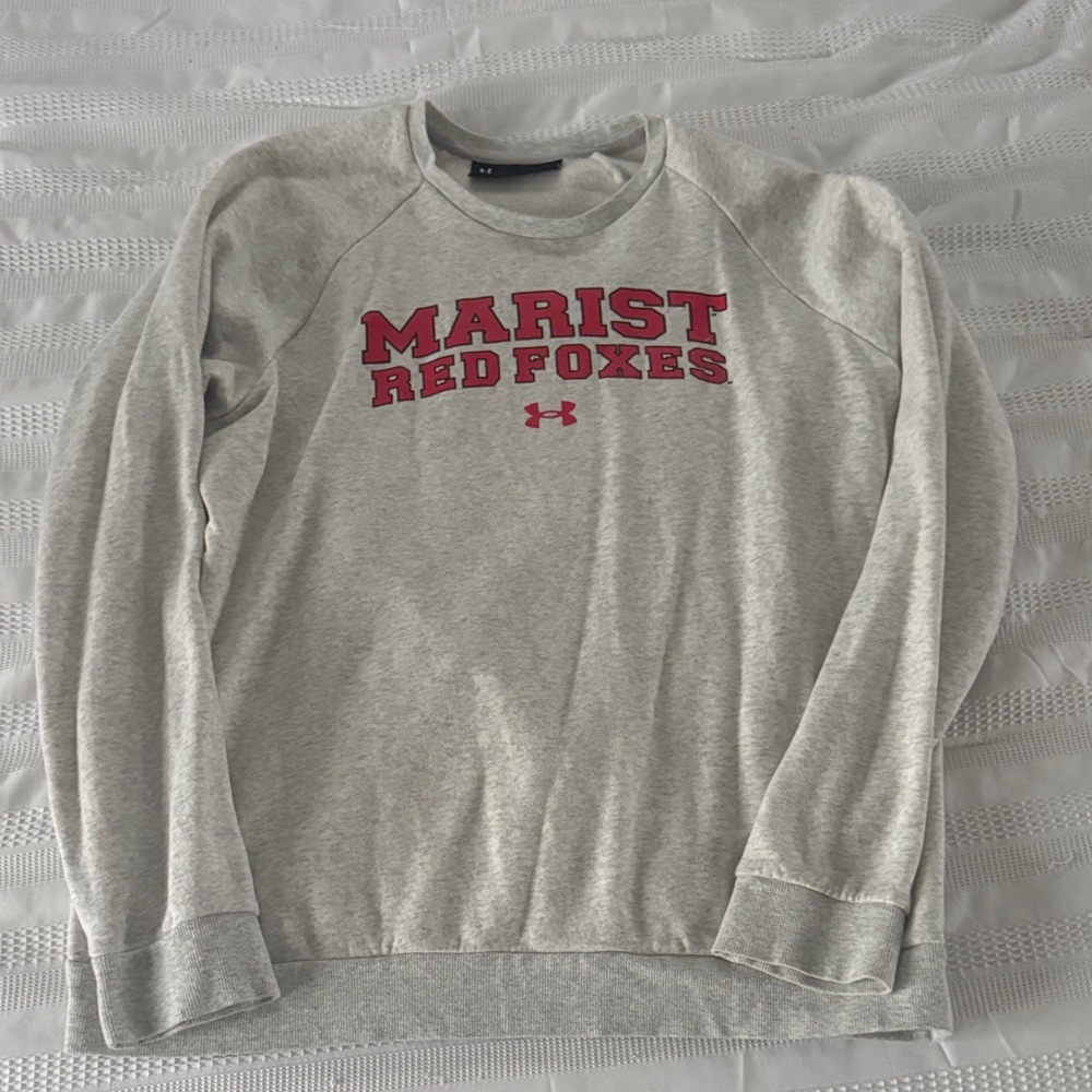 Under Armour Gray Marist Red Foxes Sweatshirt
